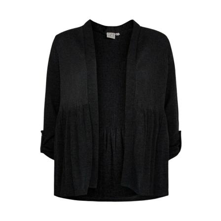 2-Biz Dapula thin knit cardigan Sort, Dame Cardigans