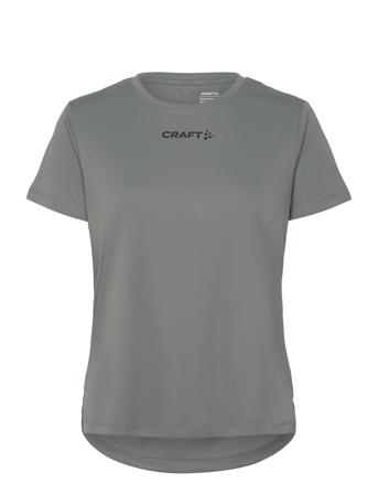 Core Essence Ss Tee 2 W Sport Women Sport Clothing Sports Tops & T-shirts Grey Craft