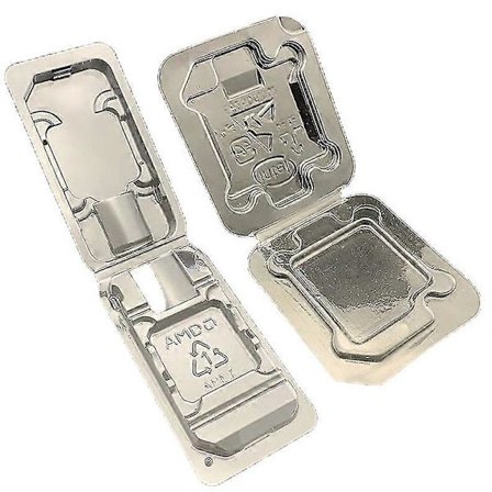 2025 10 st CPU Clamshell Tray Box AMD Fodralhållare Skydd För AMD AM2 AM3 FM1 FM2 SHYTMV