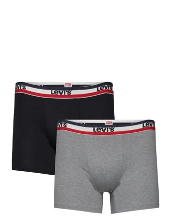 Levis Men Sprtswr Logo Boxer Brief Boksershorts Multi/mønstret Levi ́s*Betinget Tilbud
