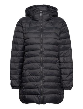 Cartahoe Quilted Hood Coat Otw Black ONLY Carmakoma