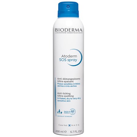 BIODERMA Atoderm SOS Spray Spray Anti-prurito, ultra-lenitivo 200ml - Spray viso idratante