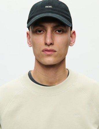 WOOD WOOD Wwlow Profile Twill Cap - Black - ONE SIZE