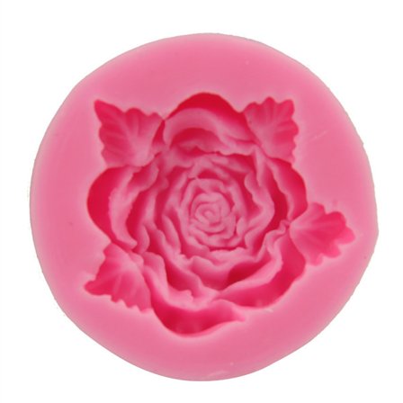 3D Styling Blomster Silikoneform Mousse Kage Dekoration Blomster Kage Ornament Form Til Chokolade Slik Gele (5*5*1.5cm)