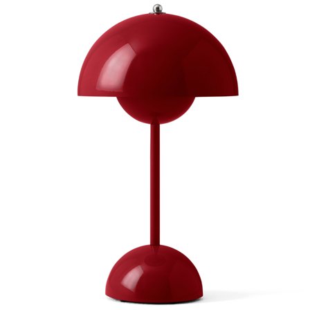 &Tradition Flowerpot VP9 portabel bordslampa, vermilion red' - 'Andtradition | Inredning > Lampor > Portabla lampor | Bagaren och Kocken