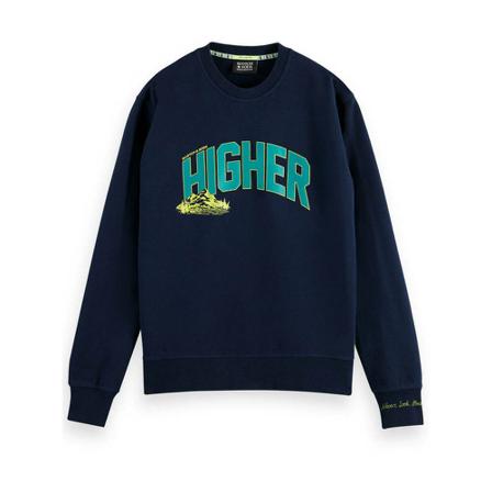 Scotch & Soda Sweatshirt , Blauw , Heren , Maat: XL