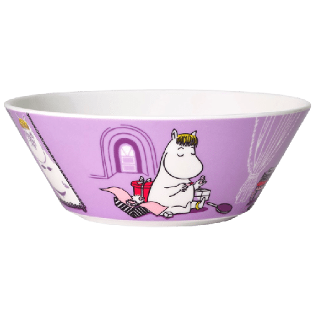 Arabia Skål Snorkfröken 15 cm Skålar Lila