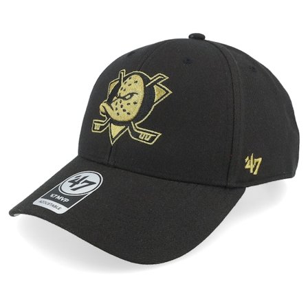 47 Brand - NHL Schwarz adjustable Cap - Anaheim Ducks NHL Snap 47 Mvp Black/Gold Adjustable @ Hatstore