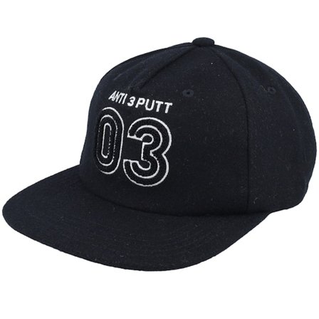 Adidas - Black snapback Czapka Z Daszkiem - Anti 3 Putt Black Strapback @ Hatstore