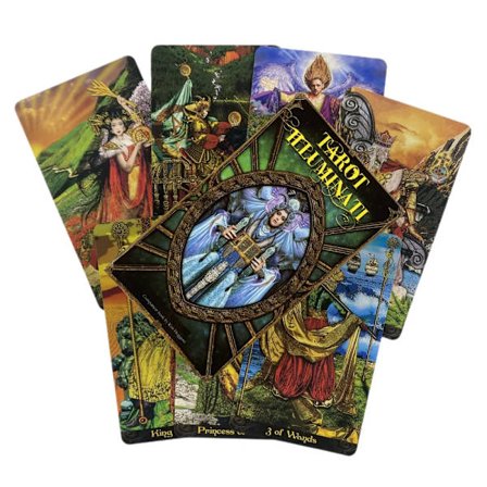 Tarot Illuminati Kort Spådomssæt Engelsk Udgave Oracle Board Spillebordspil Til Fest