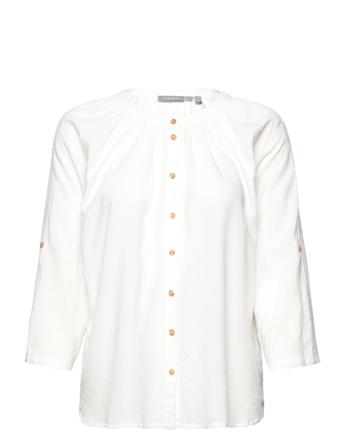 Frcoya Sh 1 Bluse Langermet Hvit Fransa