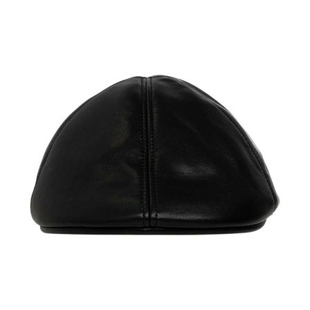Misbhv Peaked cap in vegan leather Sort, unisex Huer Kasketter og Hatte