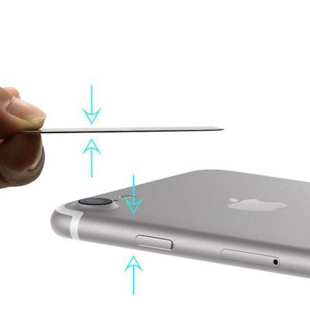 2-PACK Metallplatta för Mobilhållare 45x65mm "Magnethållare"