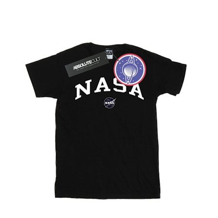 NASA Boys Collegiate Logo T-Shirt 7-8 år Svart