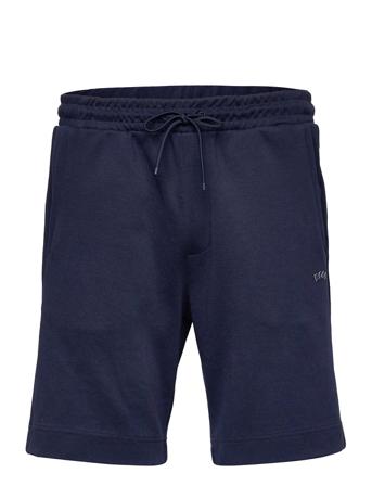 Headlo Curved Shorts Sweat Shorts Blå BOSS