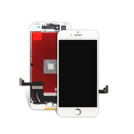 iPhone SE 2020 / SE 2022 Lasi alkuperäisellä LCD-näytöllä - Valkoinen