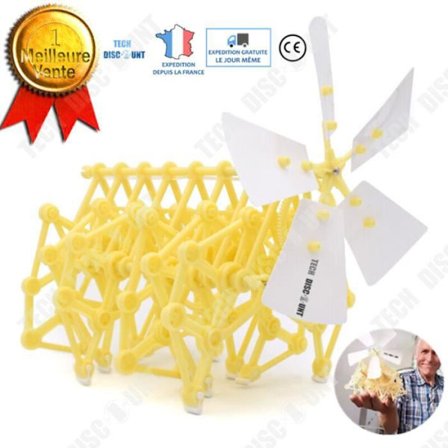 Utbildningsleksak - TD - Miniatyrvindkraftverk - Solenergi - Byggsats - 8 år och uppåt