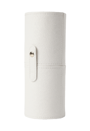 Å BEAUTY Borstfodral i PU Puder Dam Beige ONESIZE