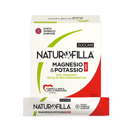 Naturofilla Magnesio E Potassio Red Gusto Sambuco E Karkadè 28