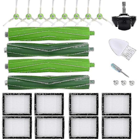 21 Reservedele til iRobot Roomba E5 E6 I6 + I3 + I4 + I7 + I8 - Perfekt