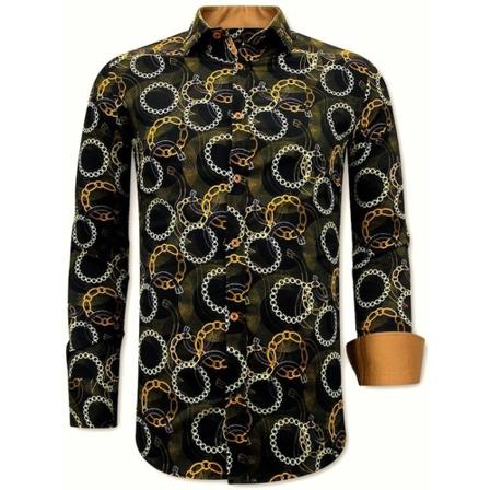 Gentile Bellini - Skjortor - Svart - Herr - Storlek: 2xl, Herr, Storlek: 2XL