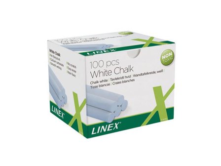 Linex Tavelkrita vit 100/fp - Lyreco - Skola och förskola > Bild och form > Tavelkritor och tavelsvamp