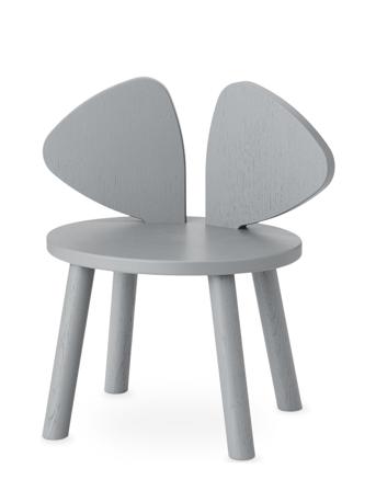 Mouse Chair 2-5 Years Home Furniture Chairs & Stools Harmaa Nofred