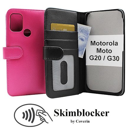 Skimblocker Plånboksfodral Motorola Moto G20 / Moto G30