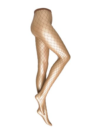 Oroblu Oroblu Glamour Fishnet Tights - Beige - S/M