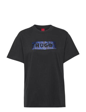 Vintage Tee_1 T-shirt Top Sort HUGO