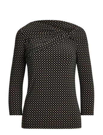 Lauren Ralph Lauren | Geo-Print Jersey Off-The-Shoulder Top | XS