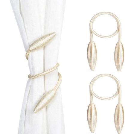 Gardinstop, 2 stk. Kreativt gardinstop, gardinbuk