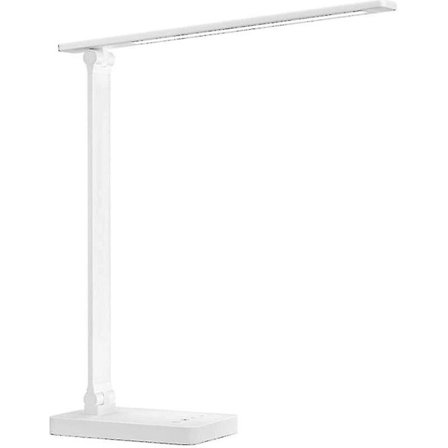 Lepro skrivbordslampa bordslampa bordslampa 550lm 3 färger och 5 dimbara ljusstyrkenivåer dagsljuslampa 3000k-6500k ögonskyddslampa