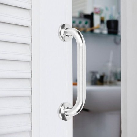 2 kpl sylinterimäistä ruostumattomasta teräksestä valmistettua vetokahvaa huoneen oveen KLB