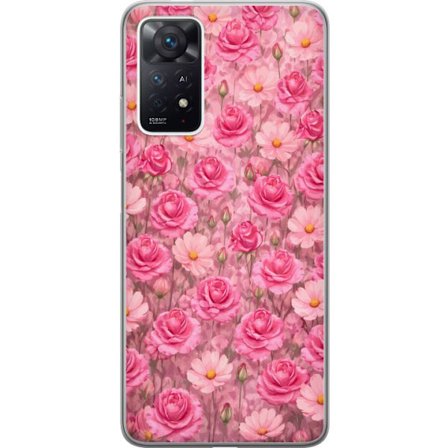 Kompatibel Mobilcover til Xiaomi Redmi Note 11 Pro Petal Reverie Blush Rose