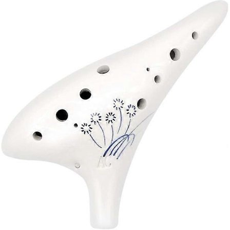 12-reikäinen Alto C keraaminen okariina: Täydellinen soitin aloittelijoille