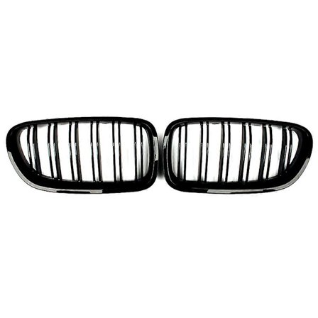 Bil Främre Motorhuv Grill Dubbla Lameller Racing Grill för 5-serie F10 F11 F18 520d 530d 540i 2010-2017 A