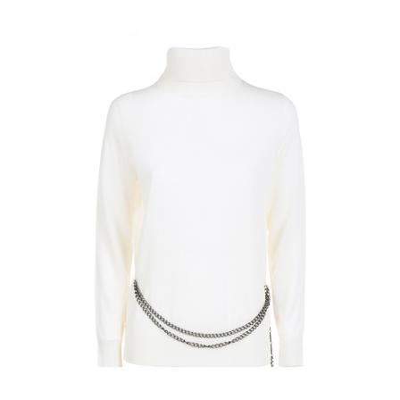 Michael Kors, Sweater Wit, Dames, Maat:S,nylon