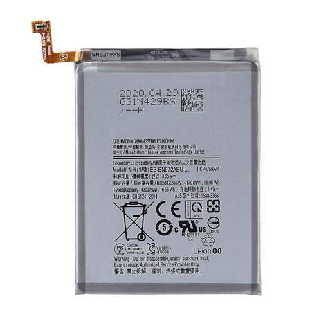 För Samsung Galaxy Note 10 Plus 4G 3.85V 4170mAh Laddningsbart Li-ion Polymer Batteri (Kod: EB-BN9
