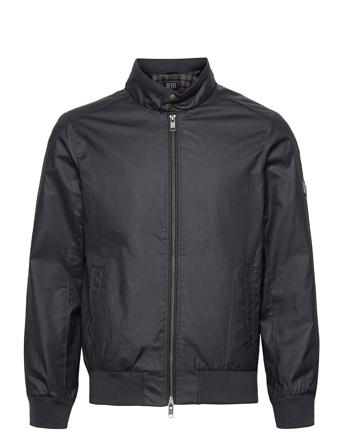 Mark Canvas Bomber Jacket Bomberjakke Jakke Blå Jofama*Betinget Tilbud