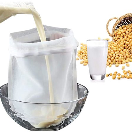 Uudelleenkäytettävät juustokankaat, 2 kpl, sopivat siivilöintiin, kotipanimoon, pähkinämaitoon, mehuun