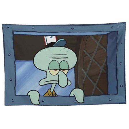 Tegneserie-vægtæppe Sjove Vægtæpper Baggrund til Kollegieværelse Stue Vægdækning 70cmx50cm