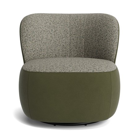Alma lænestol, drejefunktion - Grøn - 73x85x75 - Lænestol