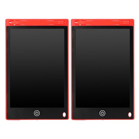 2 st 8,5 tum elektronisk figur LCD skrivblock Rita barn anteckningsbok för familj skolled