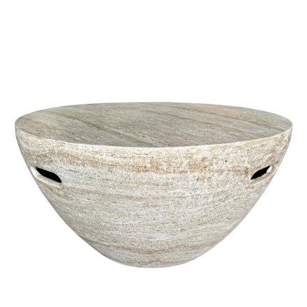 Lithos Central -sohvapöytä beige 68x68x36cm