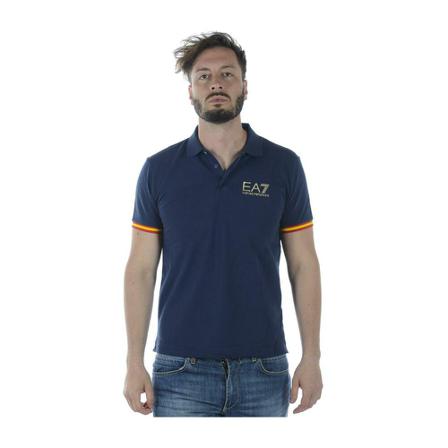 Emporio Armani EA7 polo t-shirt Blå, Herre