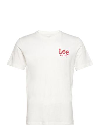 Subtle Logo Tee White Lee Jeans