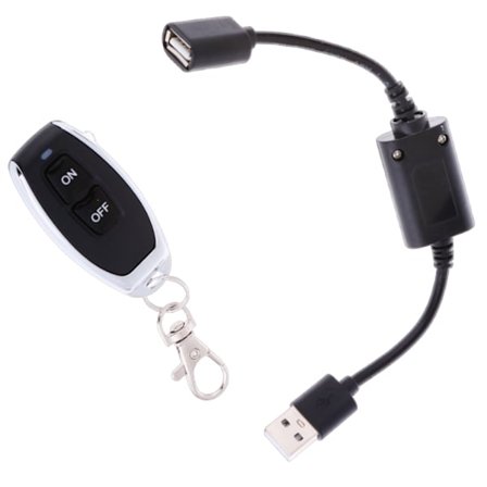 USB Fjernbetjening til USB Lampe USB Loftventilator Trådløs Fjernbetjening