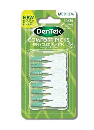 DenTek Comfort Picks Medium 40 stk., Medicin & Pleje, Mund & Tandpleje, Tandstikker