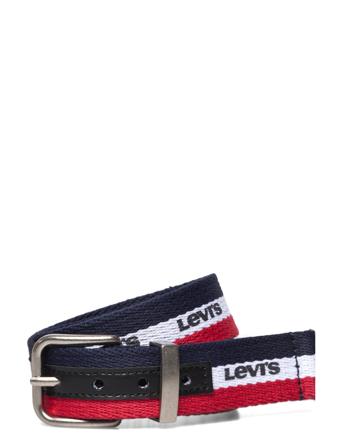 Levi's Logo Striped Webbing Belt Belte Multi/mønstret Levi's*Betinget Tilbud